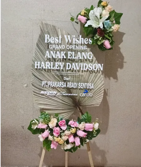 Papan Akrilik Ucapan Grand Opening Karo